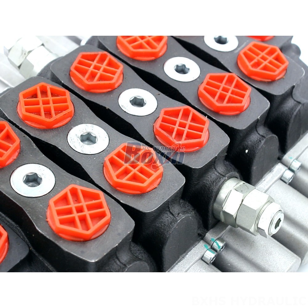 SD8-Electric Unloading Valve 5 Position 3 Solenoid 12v 24v Hydraulic Directional Control Valve detail image
